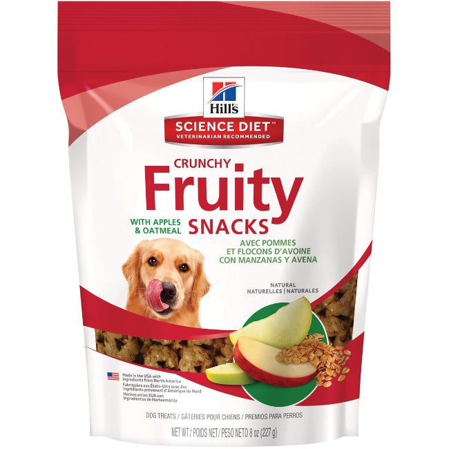 Premios Hill's Science Diet Fruity Snacks Manzana y Avena 250 g Premios Hill's Science Diet Fruity Snacks Manzana y Avena 250 g